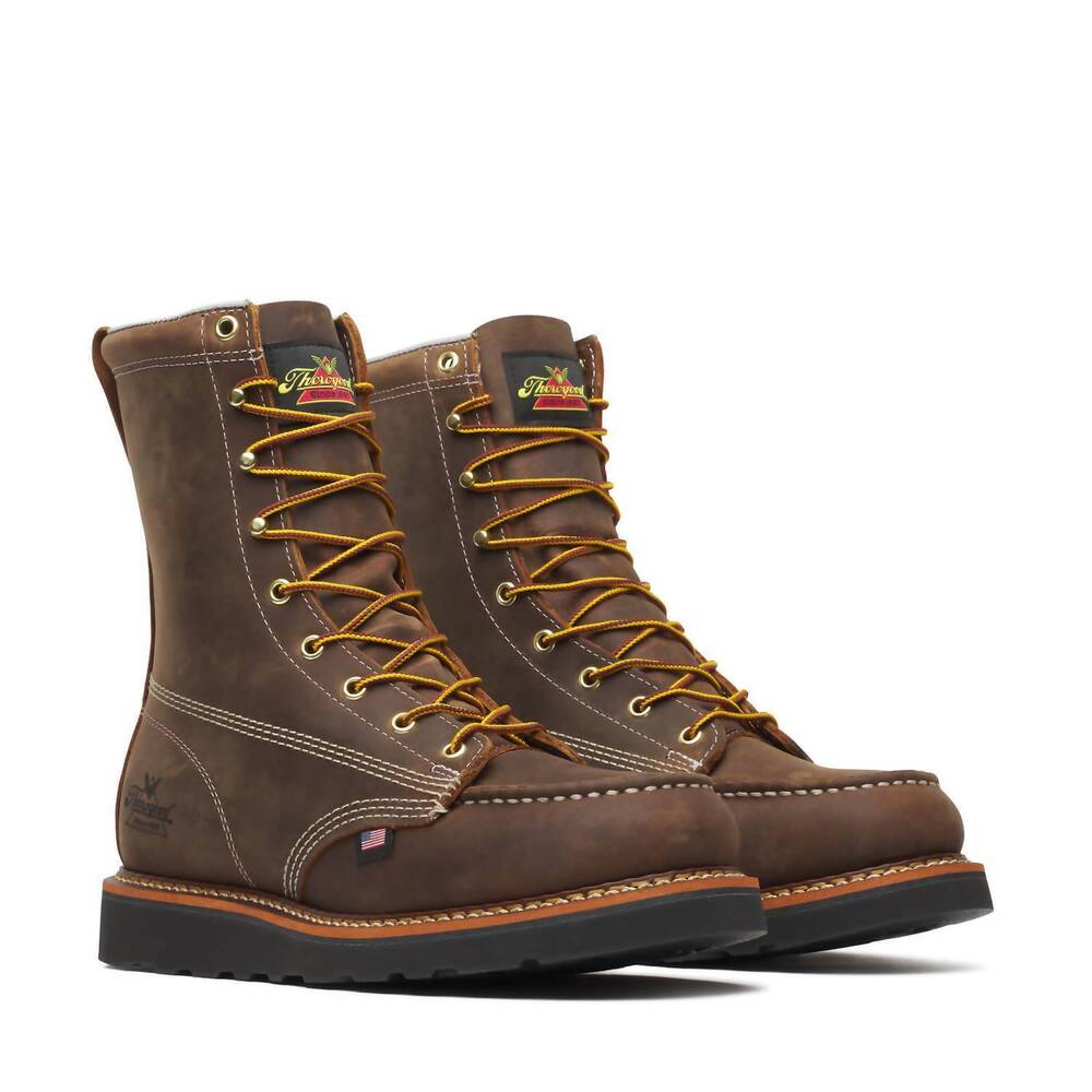 NEW THOROGOOD men's moc toe maxwear wedge boot in crazy horse